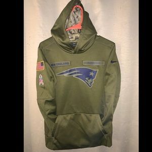 NIKE NFL Patriots SALUTE Service Hoodie YOUTH 🦄 Limited Edution